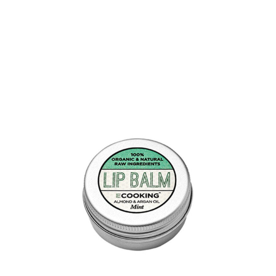 Ecooking, Ecooking, Organic Argan Oil, Hydrating, Lip Balm, Mint, 15 ml