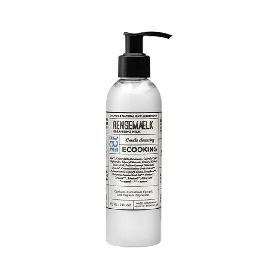 Ecooking, RenseMaelk, Cleansing & Hydrating, Cleansing Milk, For Face, 200 ml