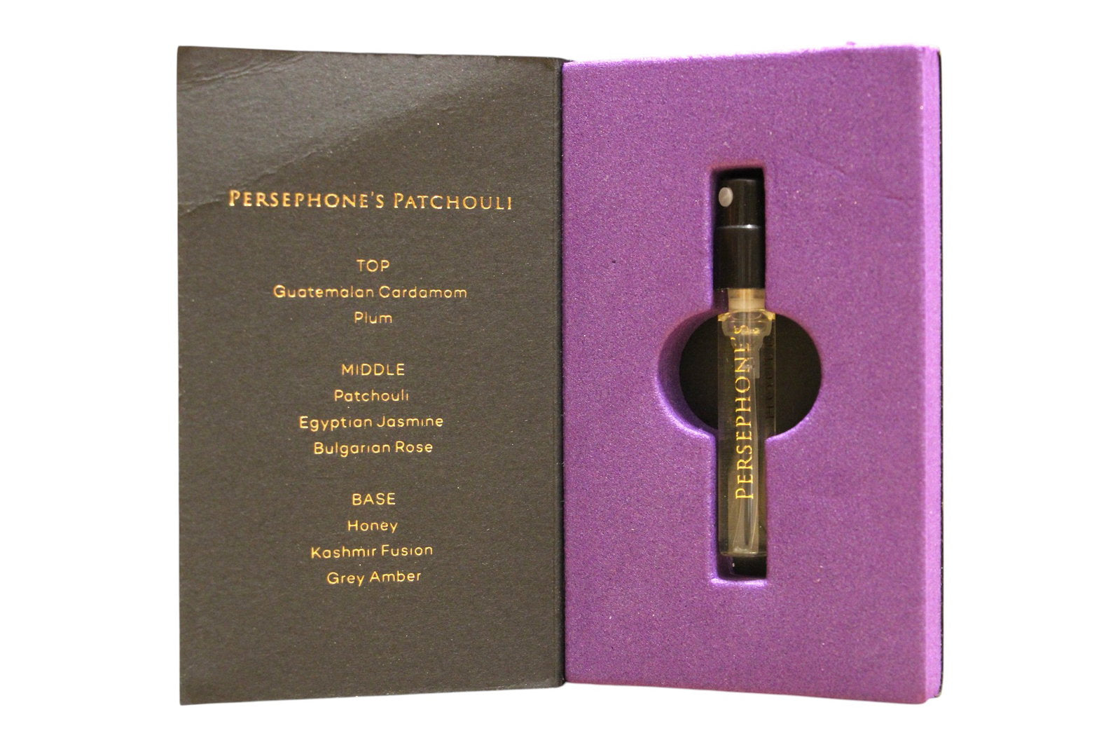 Electimuss, Consort Collection - Persephone's Patchouli, Parfum, Unisex, 1.8 ml *Vial