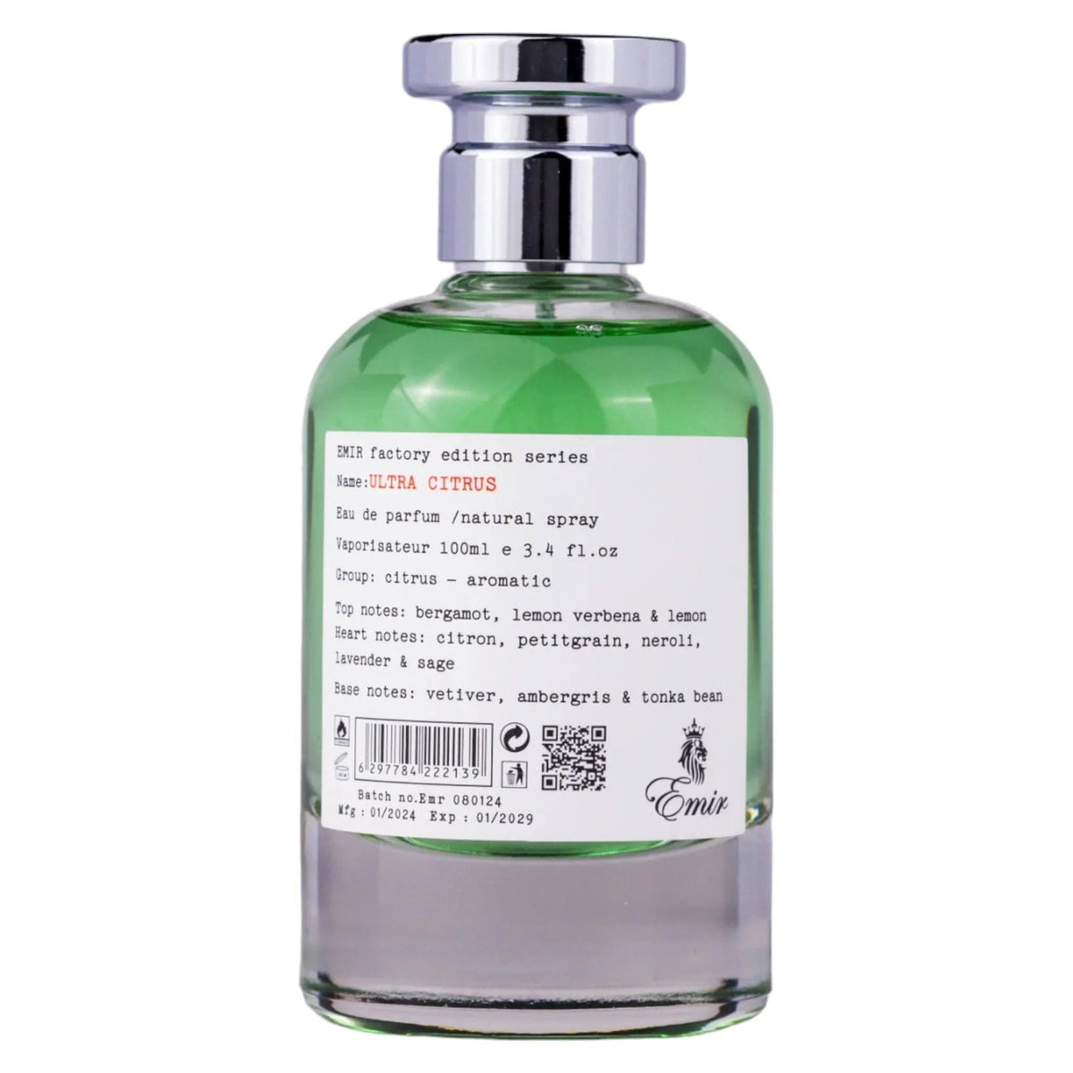 Emir, Ultra Citrus Factory Edition, Eau De Parfum, Unisex, 100 ml