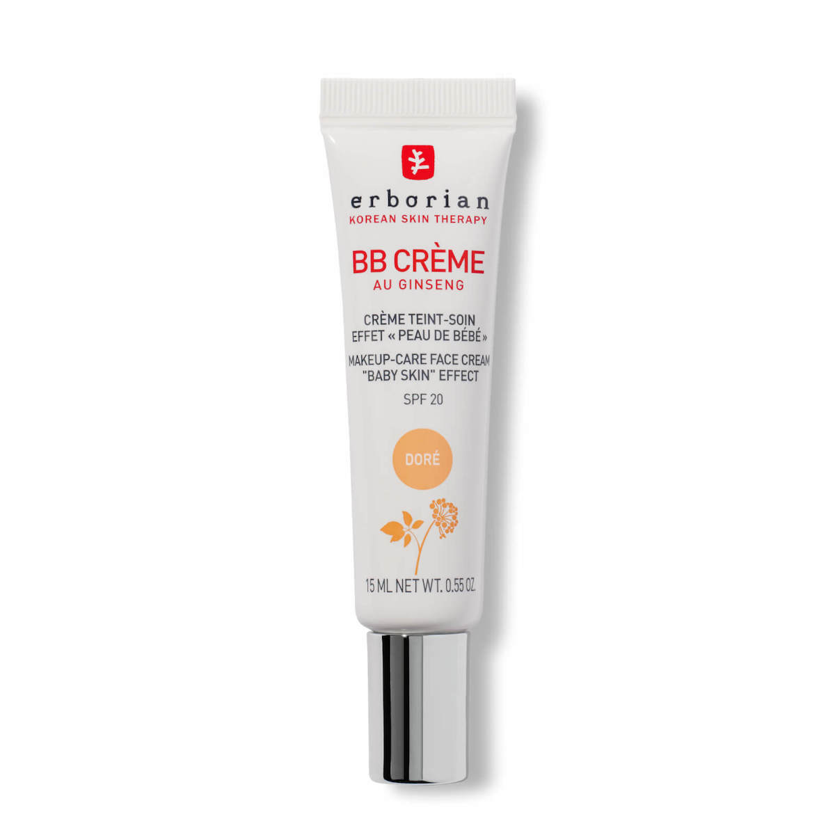 Erborian, B.B Cream, Ginseng, BB Cream, Dore, SPF 20, 15 ml