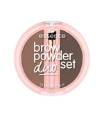 Essence, Duo Set, Matte, Eyebrow Powder, 02, Medium, 1.8 g