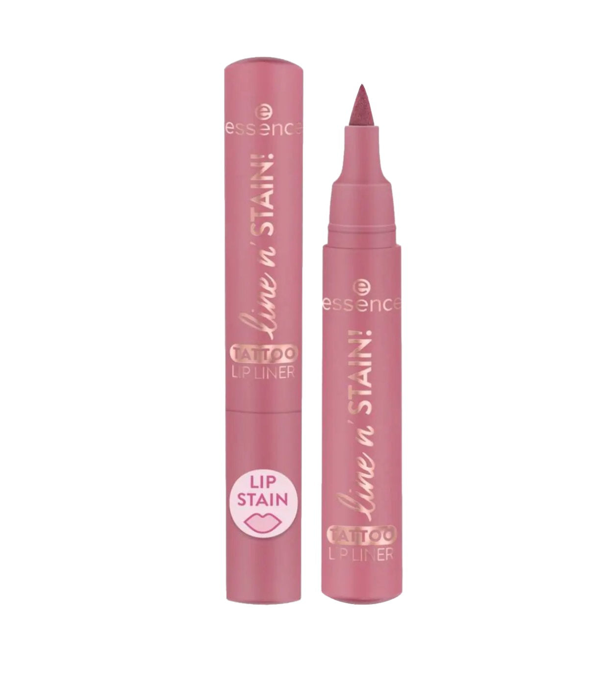 Essence, Line n' Stain Tattoo, Lip Liner, 01, Everyone's Nude-Pink, 2.5 ml