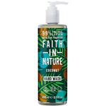 Faith In Nature, Coconut, 99% Natural Ingredients, Cleansing, Liquid Soap, For Hands, 400 ml