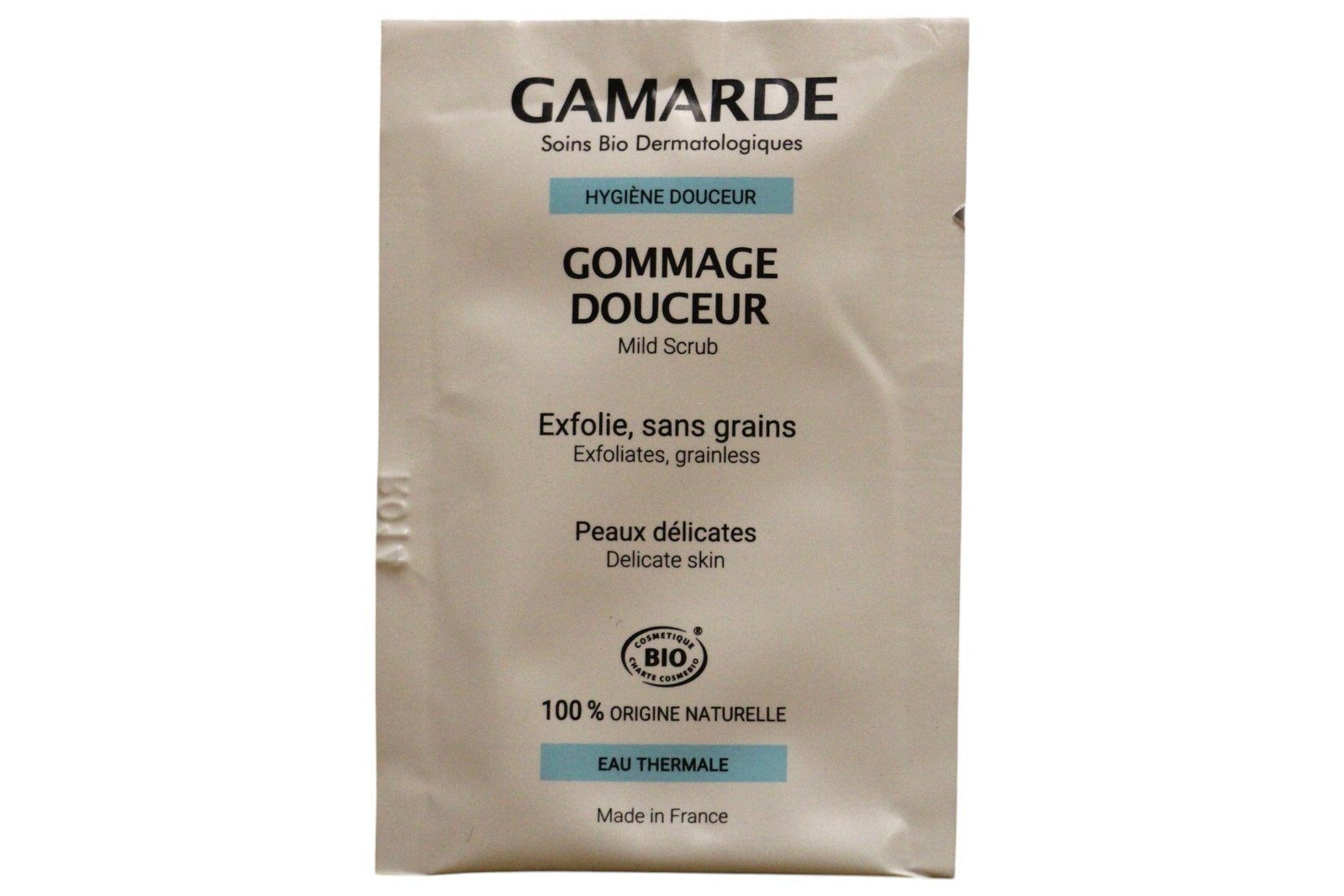 Gamarde, Hygiene, Bio, Exfoliating Scrub, 3 ml *Sample