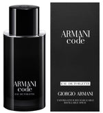 Giorgio Armani, Code, Eau De Toilette, For Men, Refillable, 75 ml