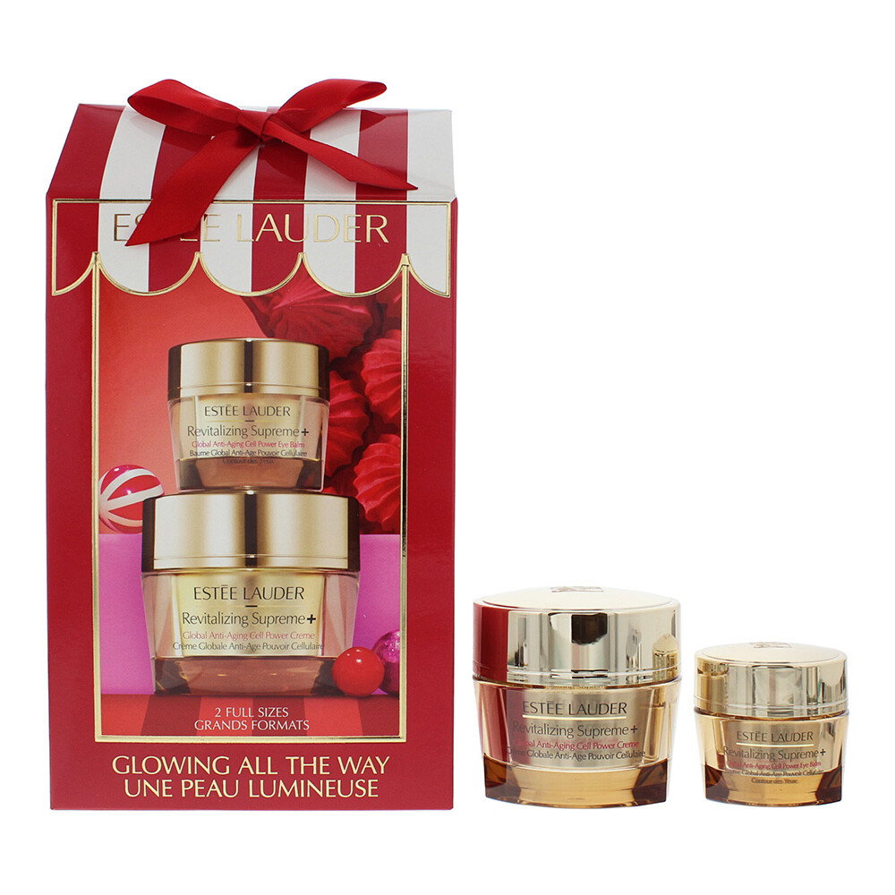 Glowing All The Way Set Estee Lauder: Revitalizing Supreme+, Anti-Aging, Cream, For Face, 50 ml + Revitalizing Supreme+, Lift & Firm, Eye Balm, 15 ml