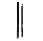 Gosh, Gosh, Eyebrow Cream Pencil & Brush 2-In-1, 02, Black, 1.2 g