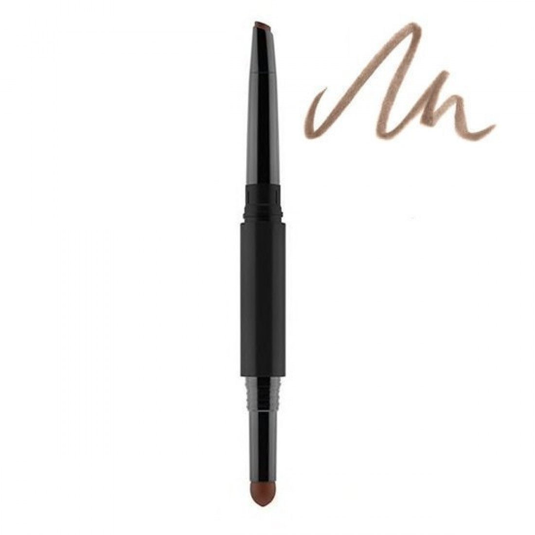 Gosh, Shape & Fill, Double, Eyebrow Cream Pencil, 002, Greybrown, 0.5 g *Tester