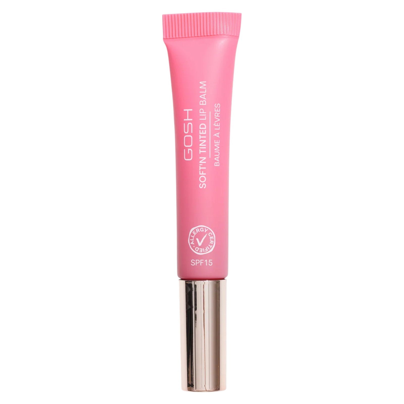 Gosh, Soft'n Tinted, Vegan, Hydrates, Lip Balm, 005, Pink Rose, SPF 15, 8 ml *Tester