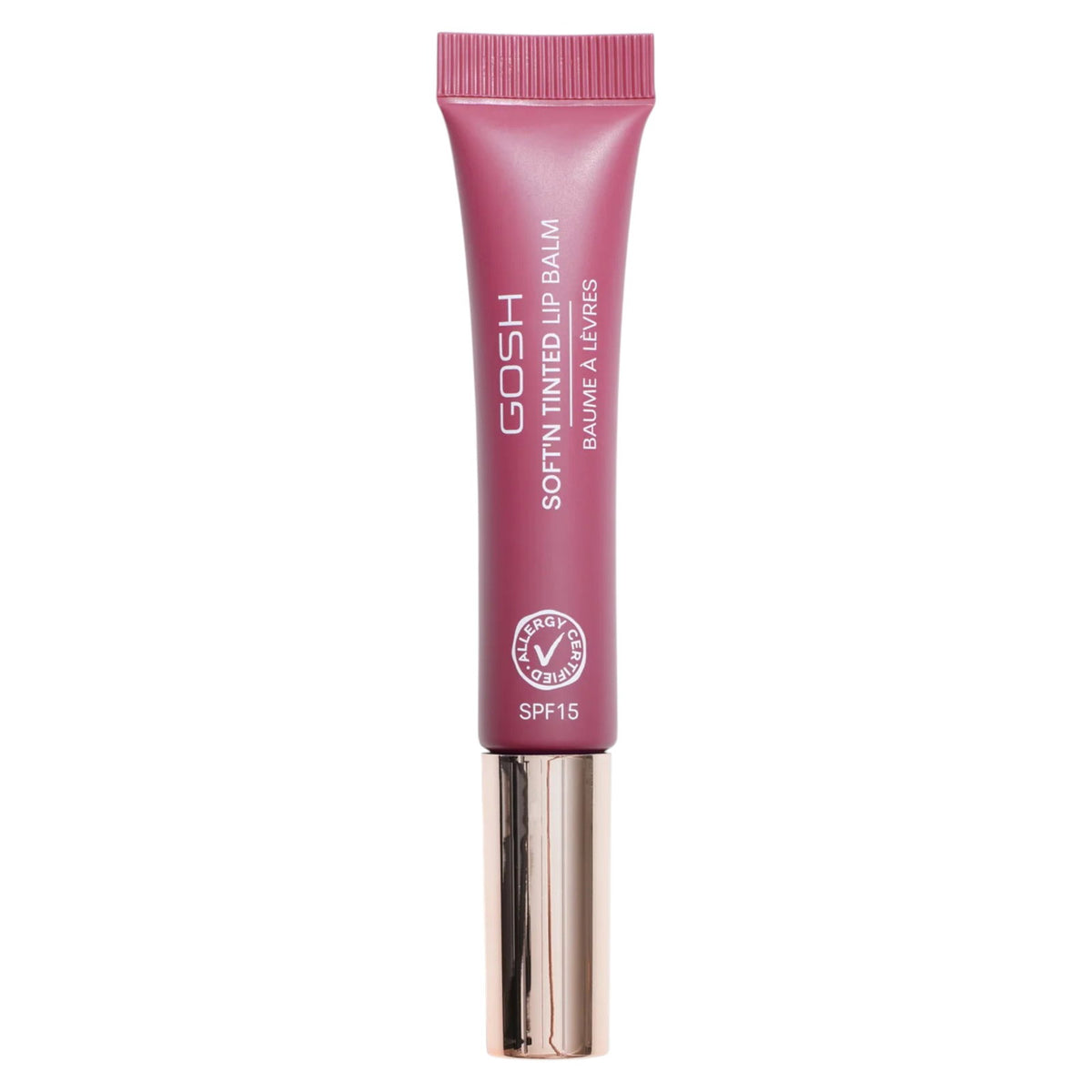 Gosh, Soft'n Tinted, Vegan, Hydrates, Lip Balm, 006, Berry, SPF 15, 8 ml *Tester