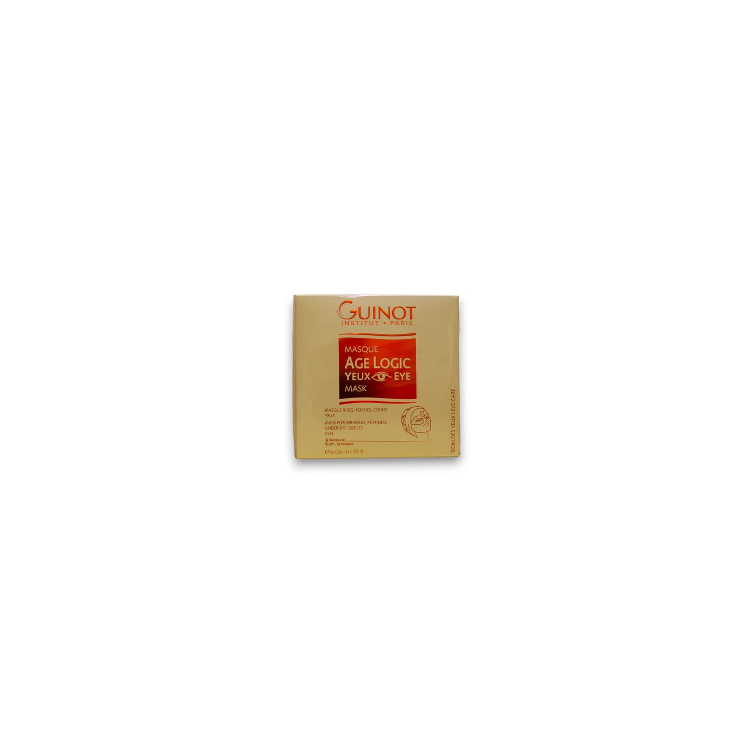 Set, Guinot, Age Logic, Eye Cream Mask, 4 pcs, 5.5 ml
