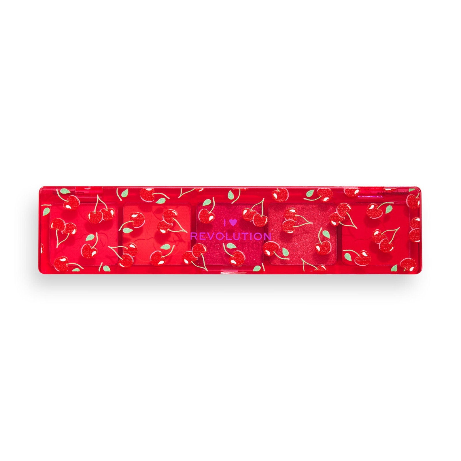 I Heart Revolution, Mini Match, Eyeshadow Palette, Cherry Please, 5 Shades, 11 g