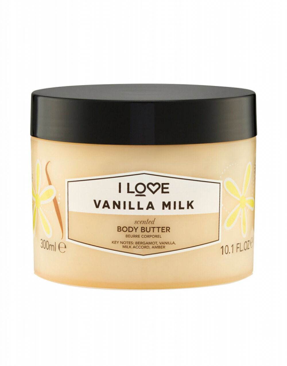 I Love, Signature Collection, Vegan, Hydrating, Vanilla Milk, Body Butter, 330 ml