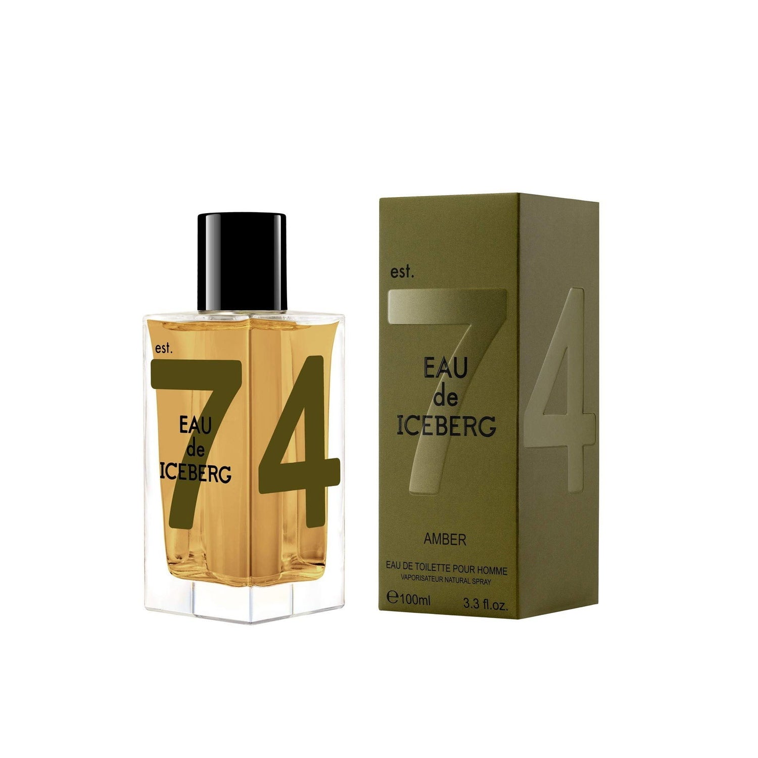 Iceberg, Eau de Iceberg 74 Amber, Eau De Toilette, For Men, 100 ml