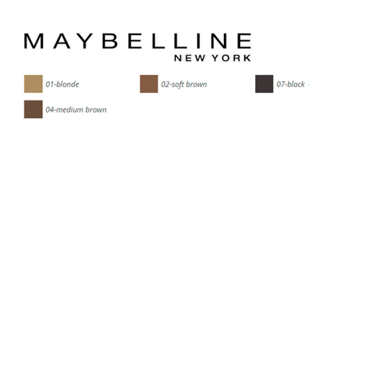 Eyebrow Make-up Brow Ultra Slim Maybelline produktemballage