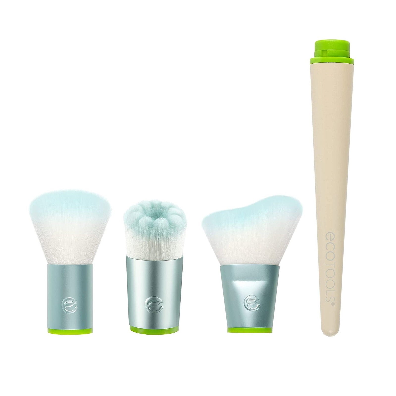Interchangeables Set EcoTools: Interchangeables, Foundation Brush + Interchangeables, Blending, Blush Brush + Interchangeables, Angled Cut, Blush Brush