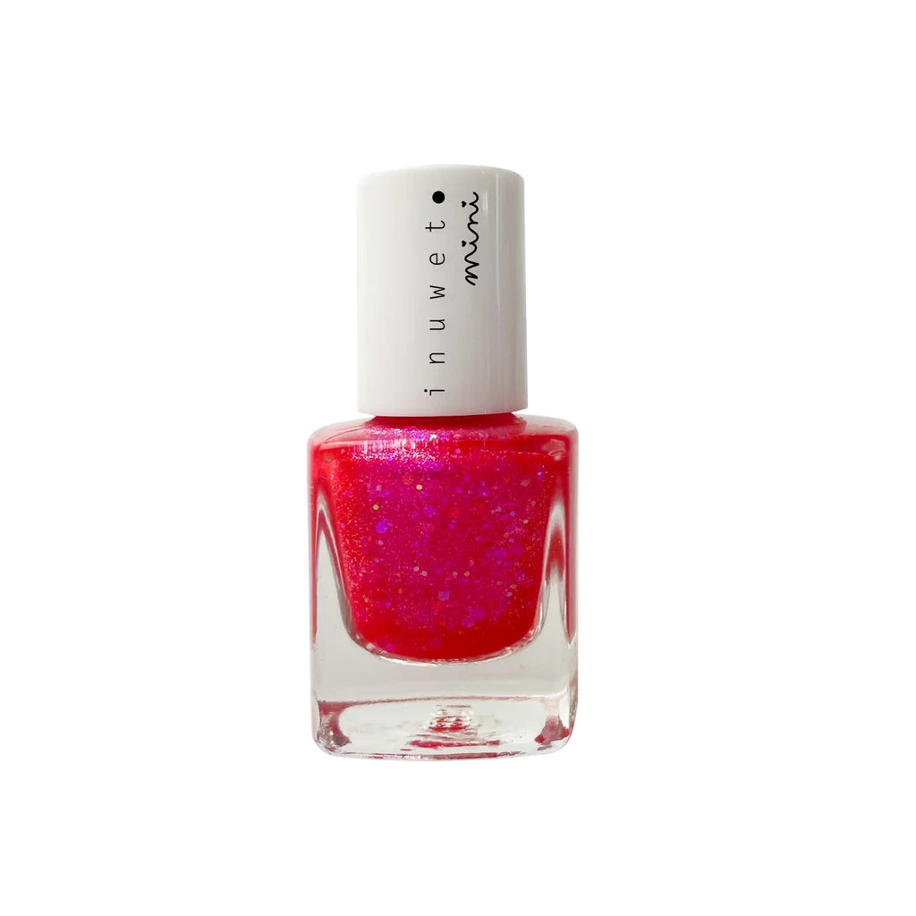 Inuwet, Inuwet, Glitter, Neglelak, Fuchsia, 5 ml *Miniature
