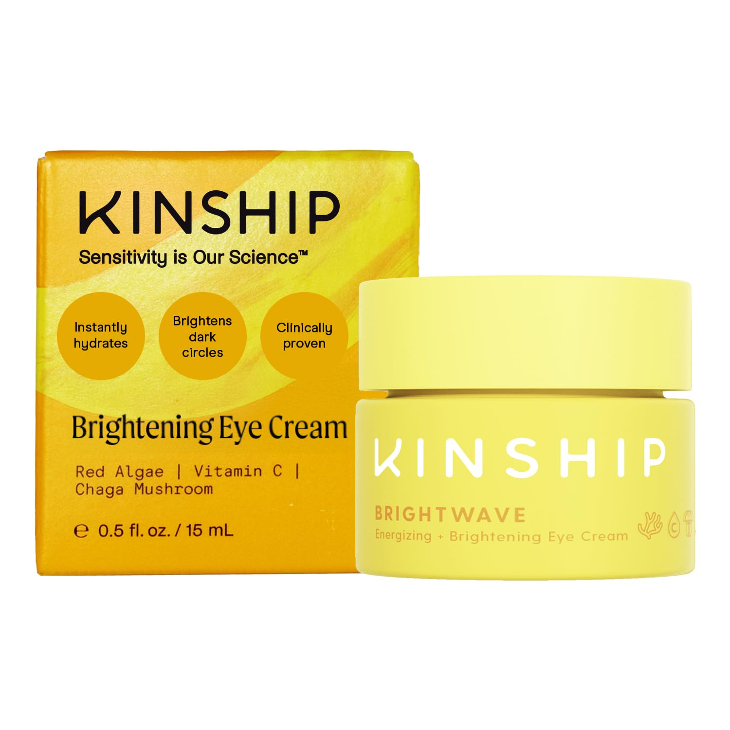 Kinship, Brightwave, Vitamin C, Brightening, Eye Cream, 15 ml