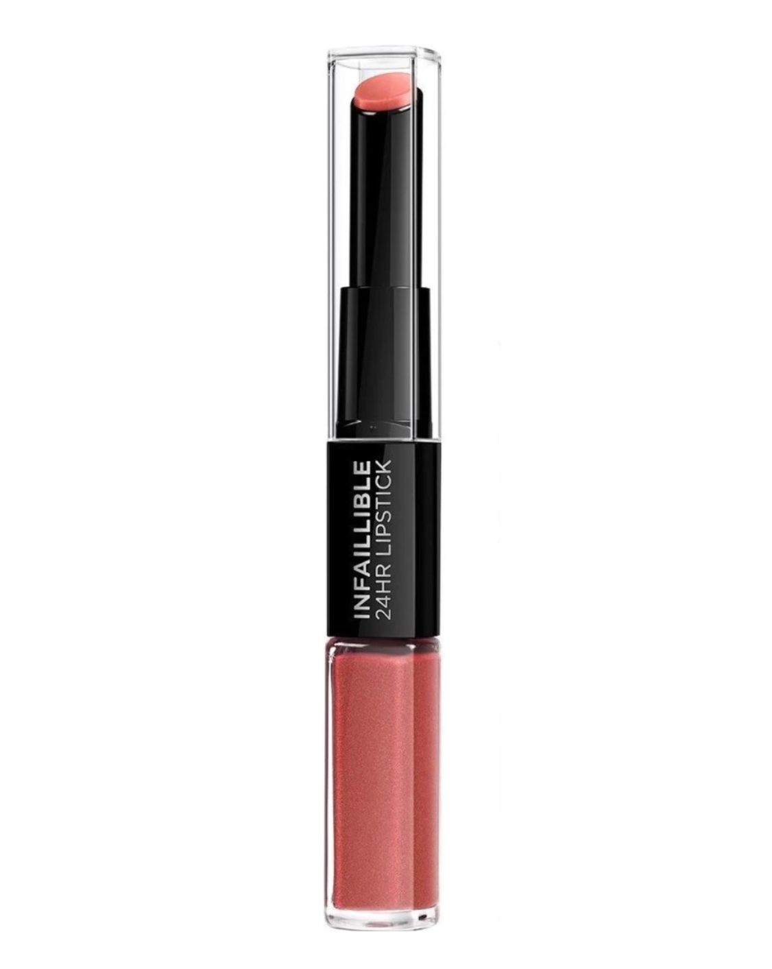 L'Oreal Paris, Infaillible 24H , Cream Lipstick & Lip Gloss, 404, Corail Constant, 5.6 ml