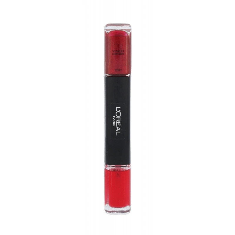 L'Oreal Paris, Infallible, Nail Polish 2-In-1, 018, Scarlet Century, 2 x, 5 ml