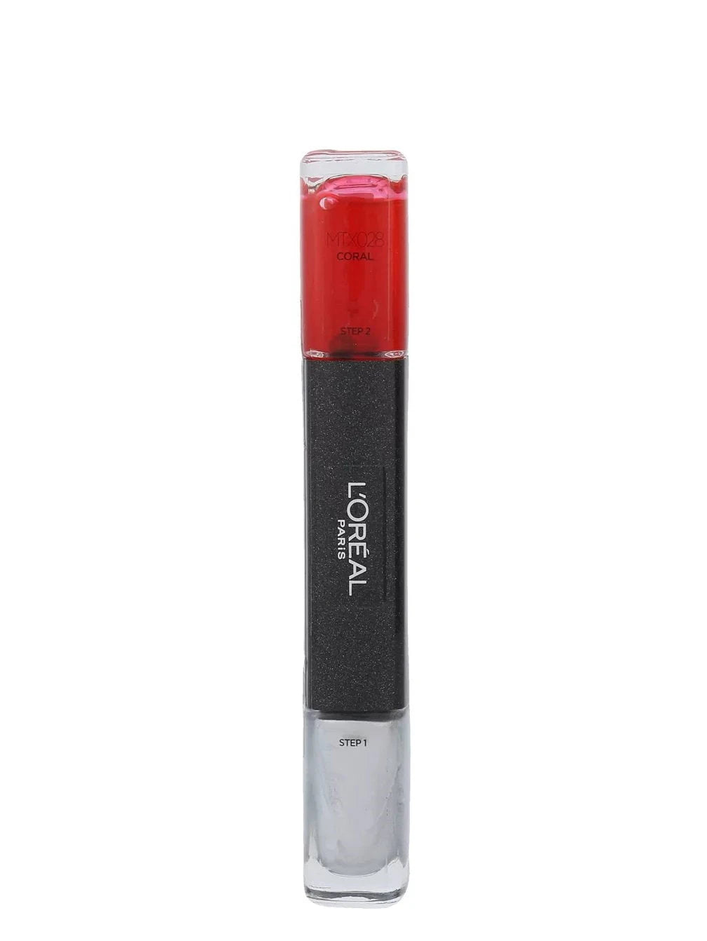 L'Oreal Paris, Infallible, Nail Polish 2-In-1, MTX 028, Coral, 2 x, 5 ml