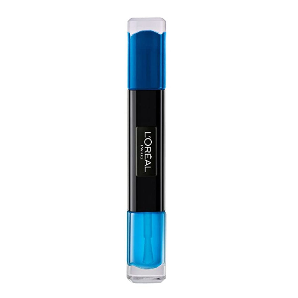 L'Oreal Paris, Infallible, Nail Polish 2-In-1, 133, Blue Pallet, 2 x, 5 ml