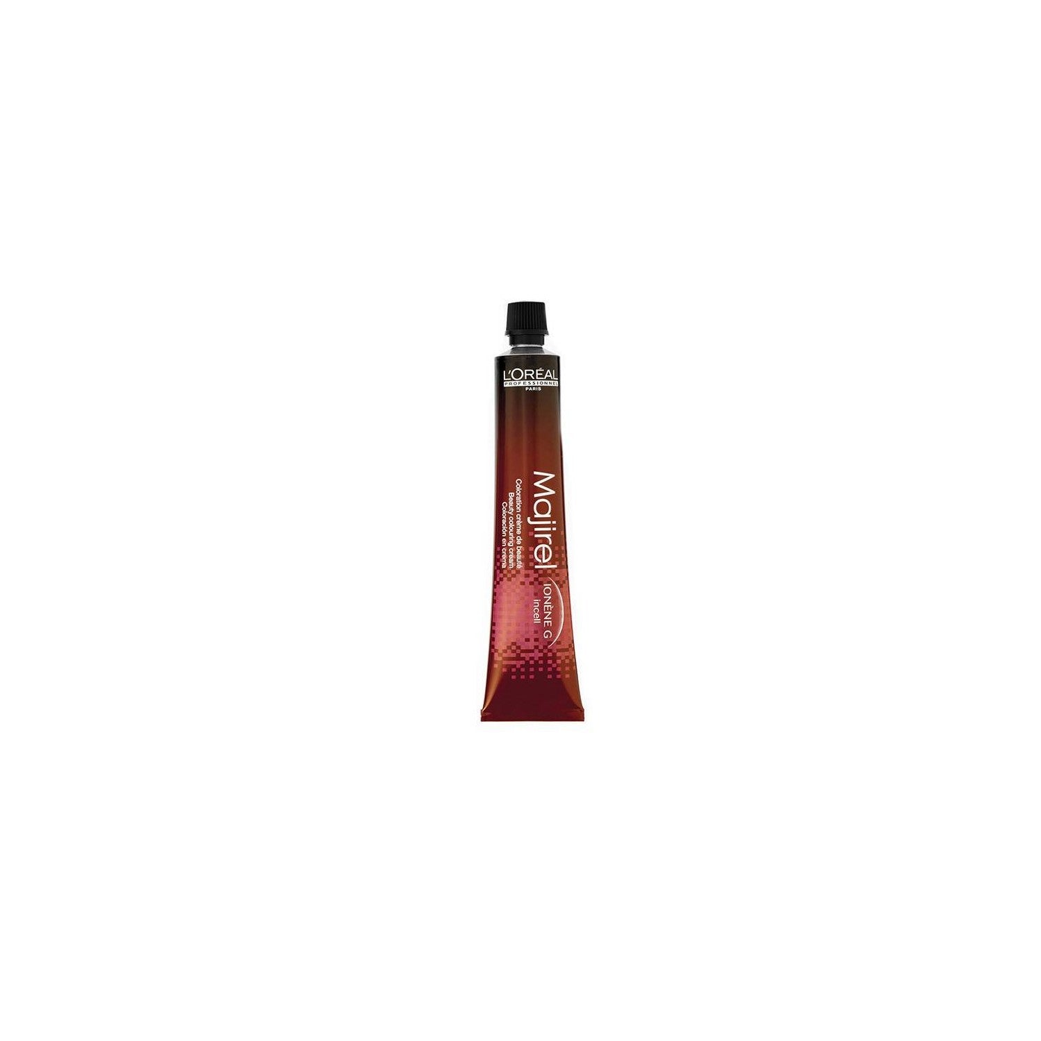 L'Oreal Professionnel, Majirel, Permanent Hair Dye, 7.23 Iridescent Golden Blonde, 50 ml