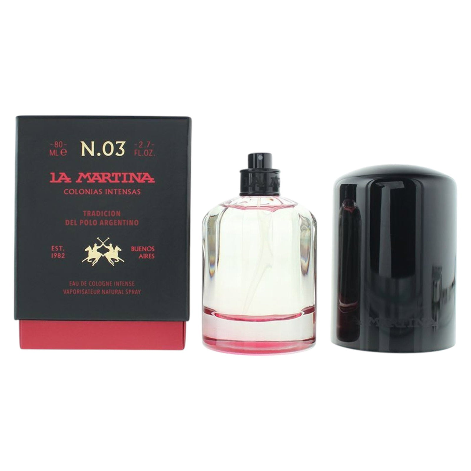 La Martina, Nude Amber Intense, Eau De Cologne, Unisex, Bottle, 80 ml