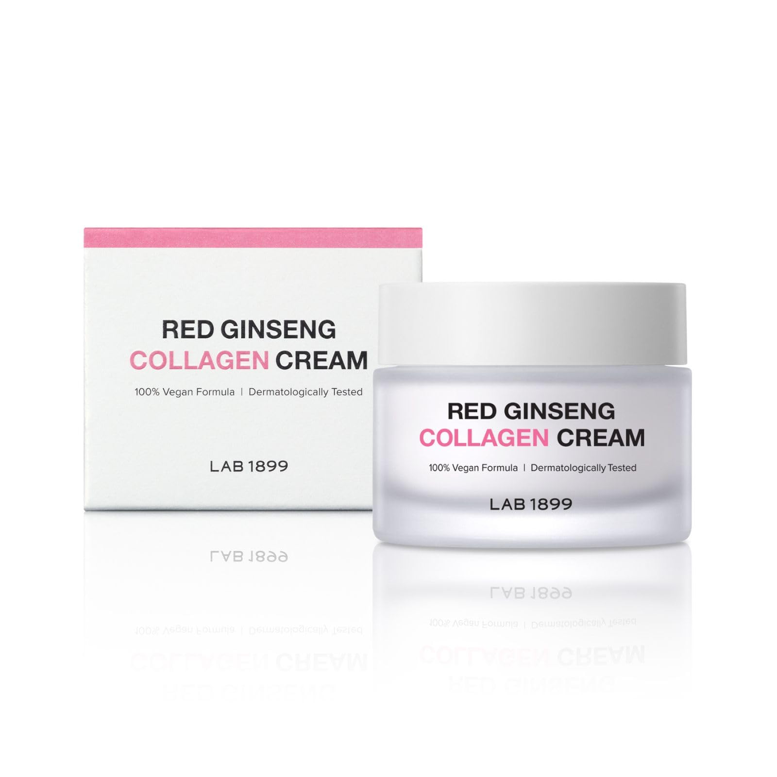Lab 1899, Red Ginseng, Collagen, Improves skin elasticity, Cream, For Face, 50 ml