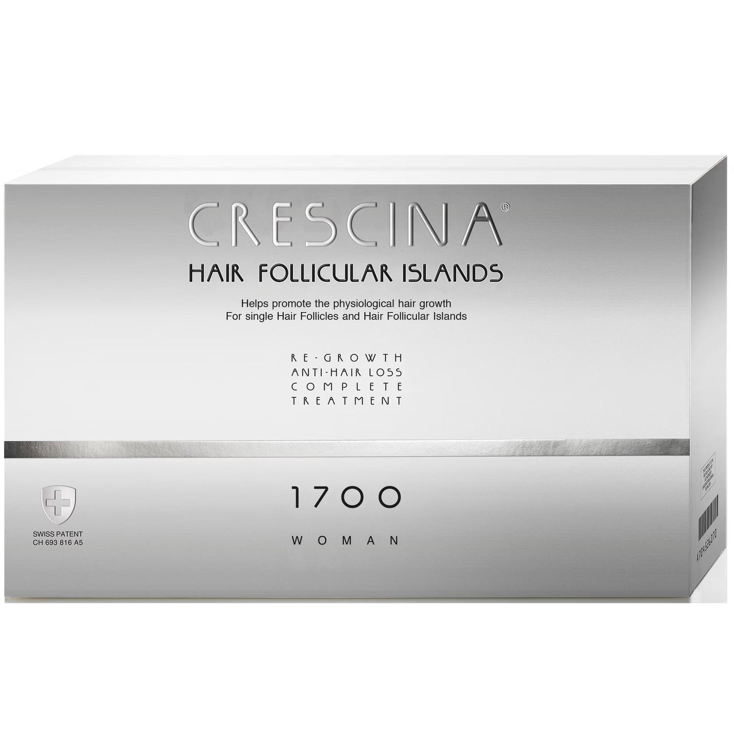 Labo Suisse, Crescina Follicular Islands 1700, For Growth Stimulation, Ampoules Treatment Serum, For Scalp, For Women, 10 +10 pcs
