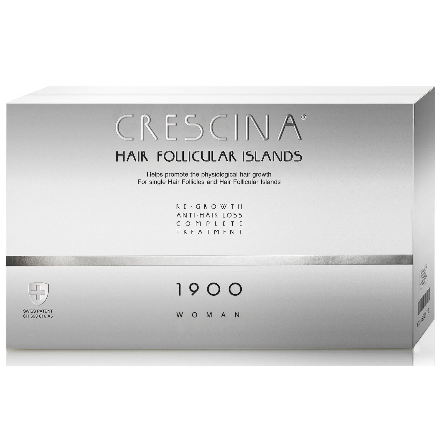Labo Suisse,  Crescina Follicular Islands 1900, For Growth Stimulation, Ampoules Treatment Serum, For Scalp, For Women, 10 +10 pcs