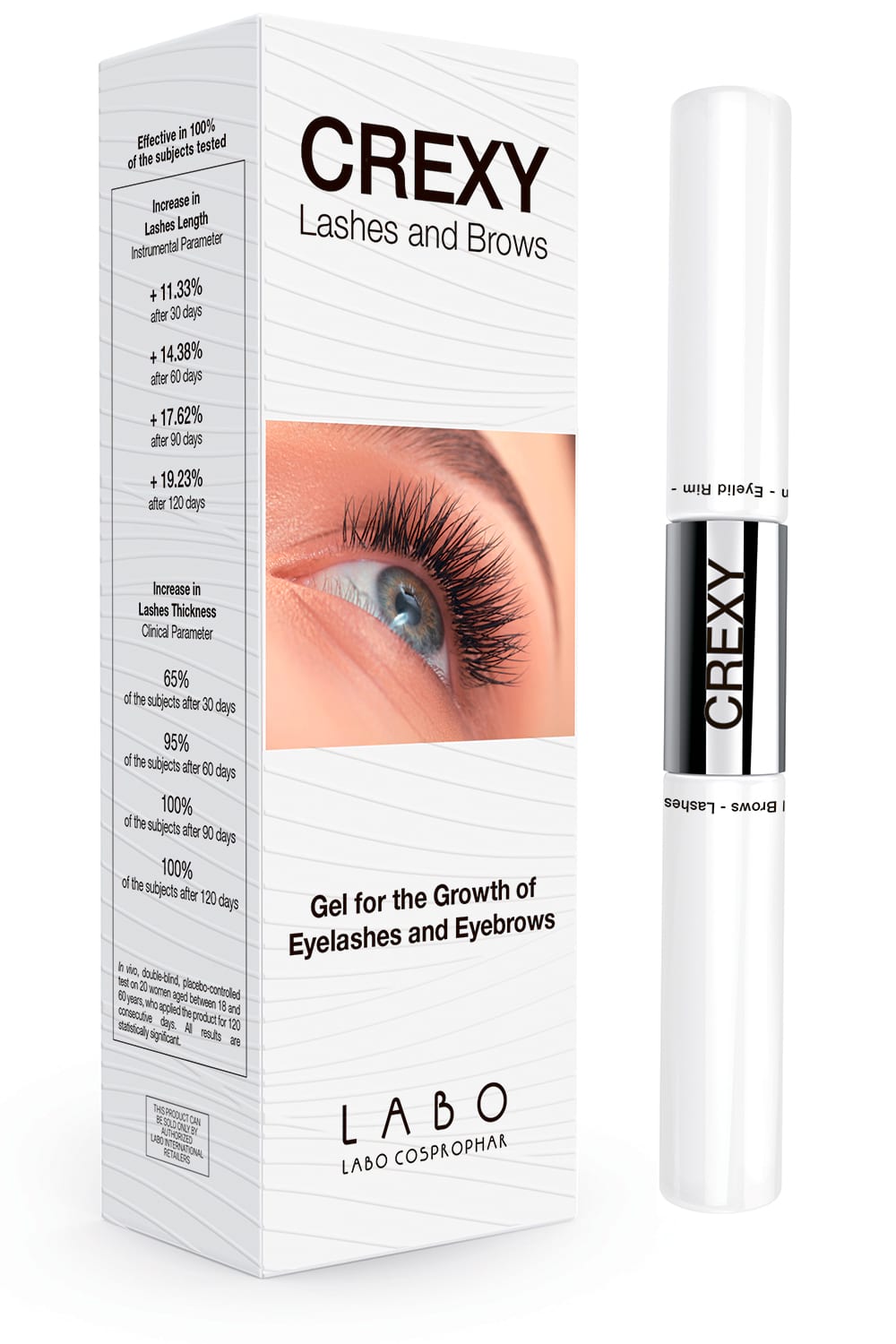 Labo Suisse, Crexy, Growth, Eyebrow Gel, 8 ml