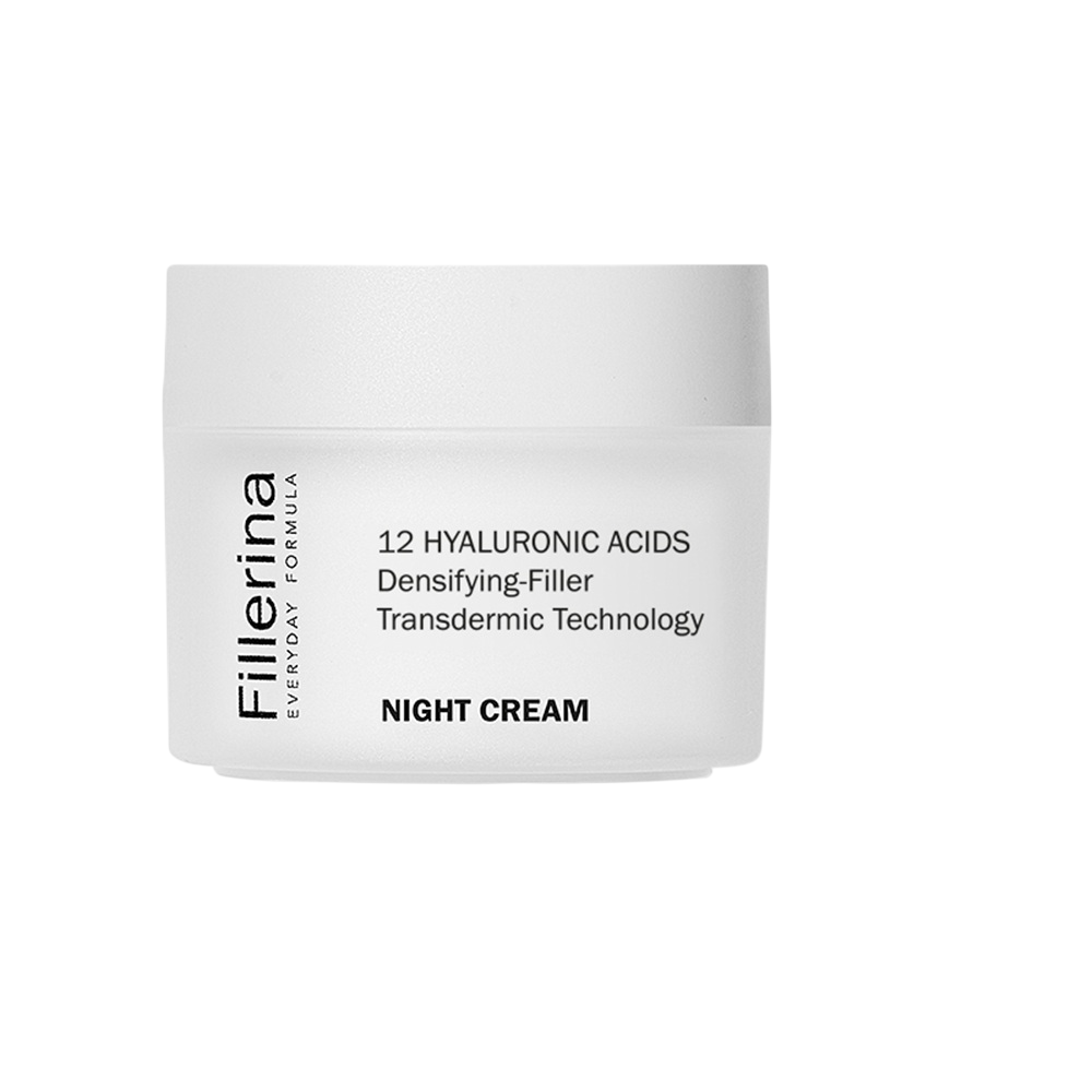 Labo Suisse, Fillerina Everyday Grade 4, Hyaluronic Acid, Wrinkle-Filling, Night, Cream, 50 ml