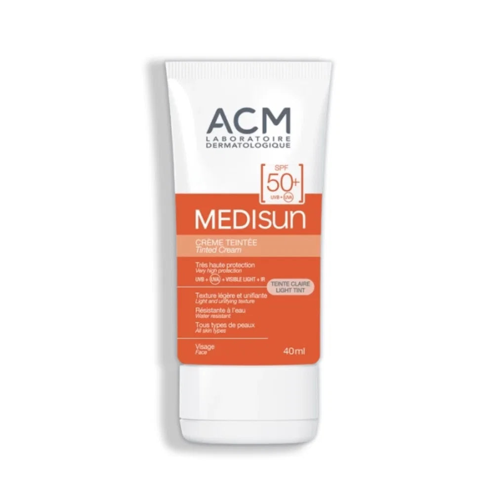 Laboratoire ACM, Medisun, Sun Protection, Tinted Moisturizer, Light, SPF 50+, 40 ml