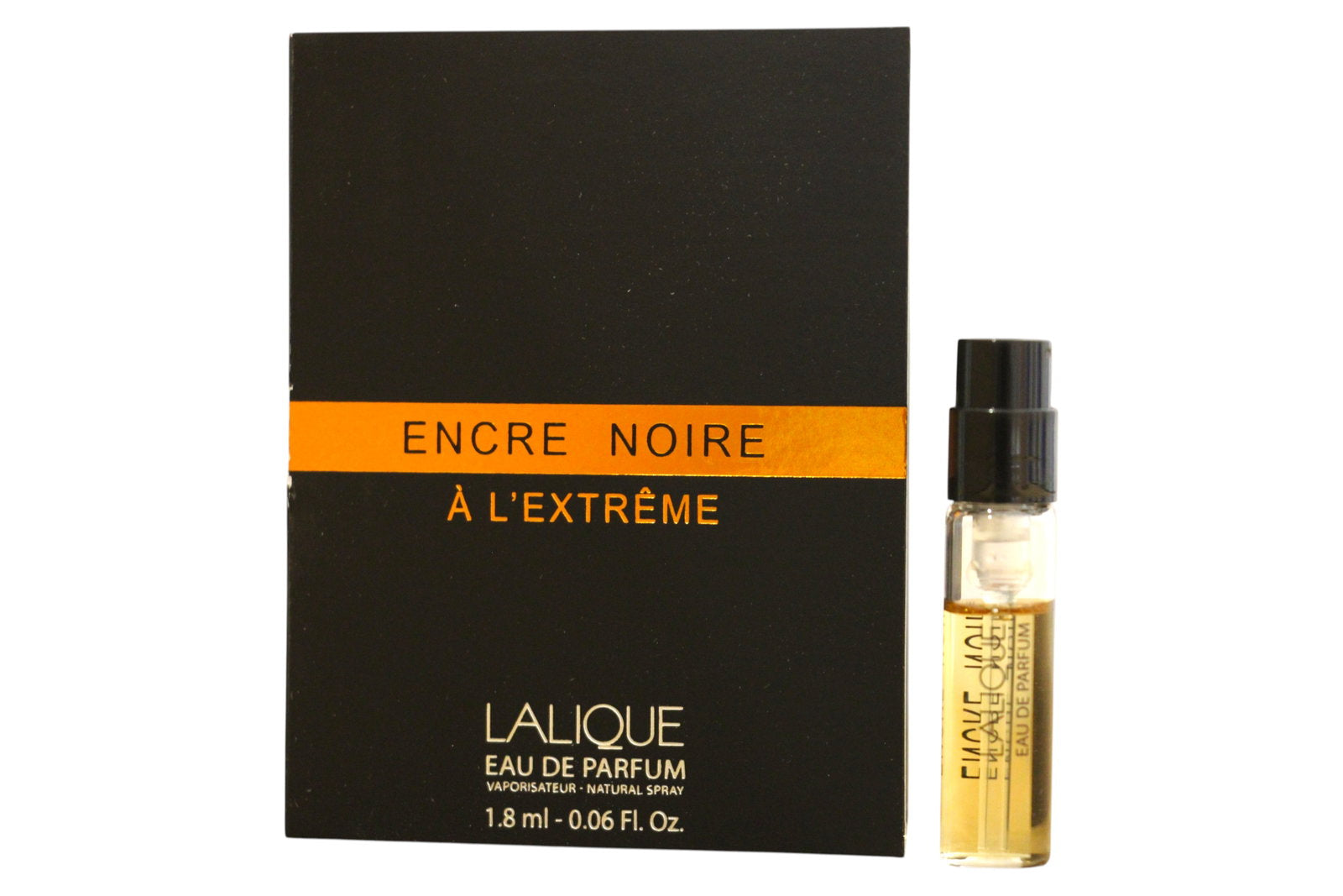 Lalique, Encre Noire A L'Extreme, Eau De Parfum, For Men, 1.8 ml *Vial