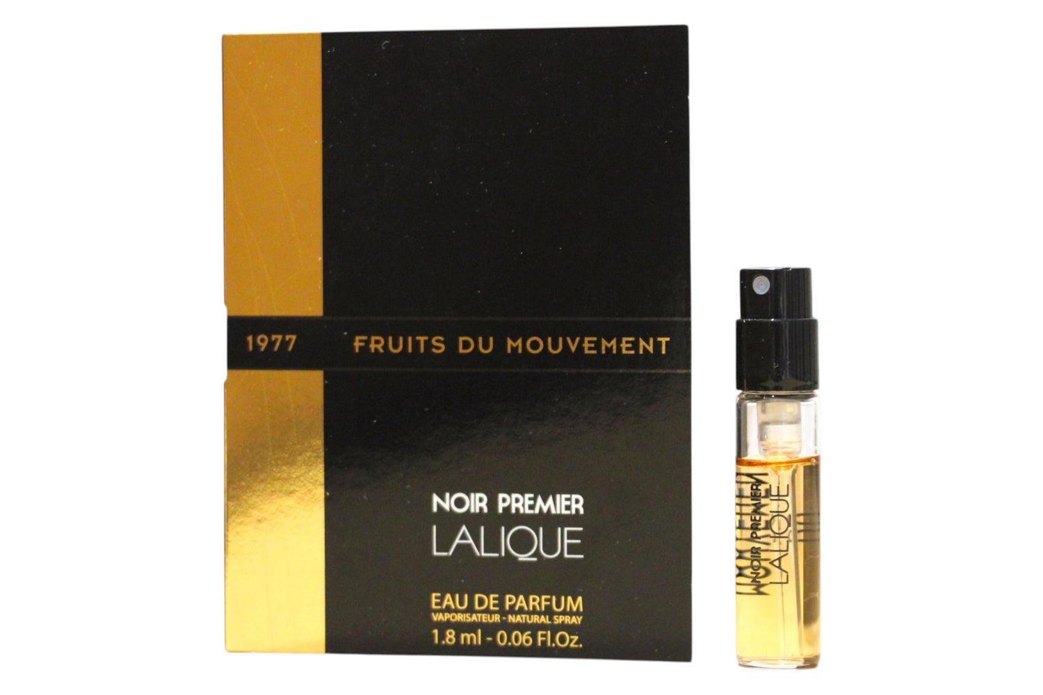 Lalique, Noir Premier - Fruits du Mouvement, Eau De Parfum, Unisex, 1.8 ml *Vial
