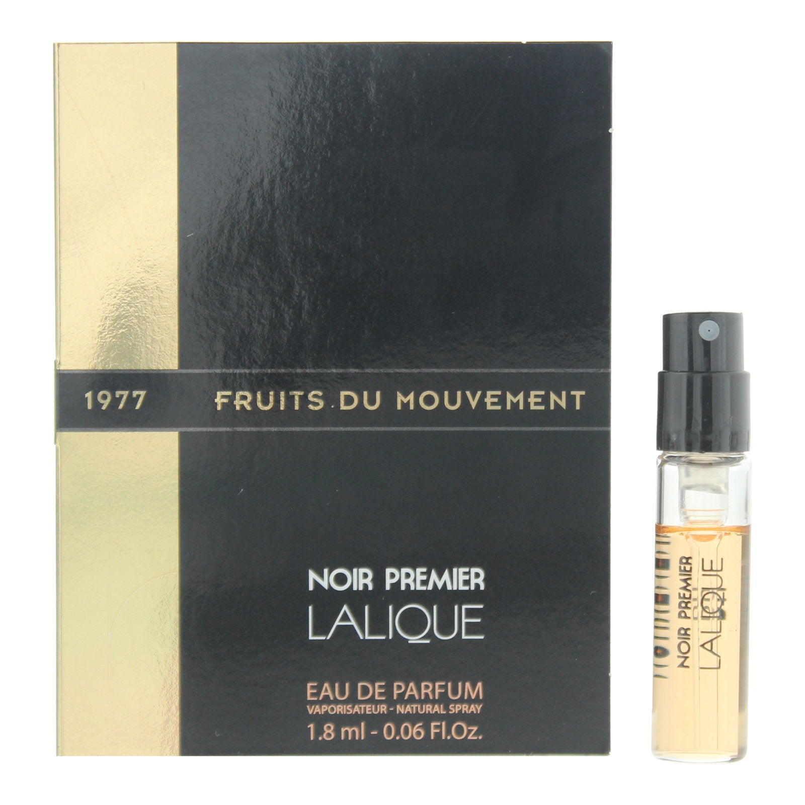 Lalique, Noir Premier - Fruits du Mouvement, Eau De Parfum, Unisex, 1.8 ml *Vial