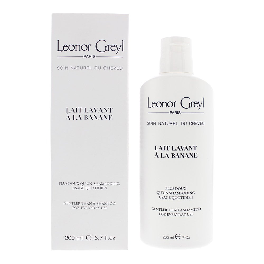 Leonor Greyl, Lait Lavant A La Banane, Hair Shampoo, Deep Cleansing, 200 ml