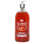 Les Petites Bains de Provence, Santal, Shower Gel, For Body, Face & Hair, For Sensitive Skin, 1000 ml