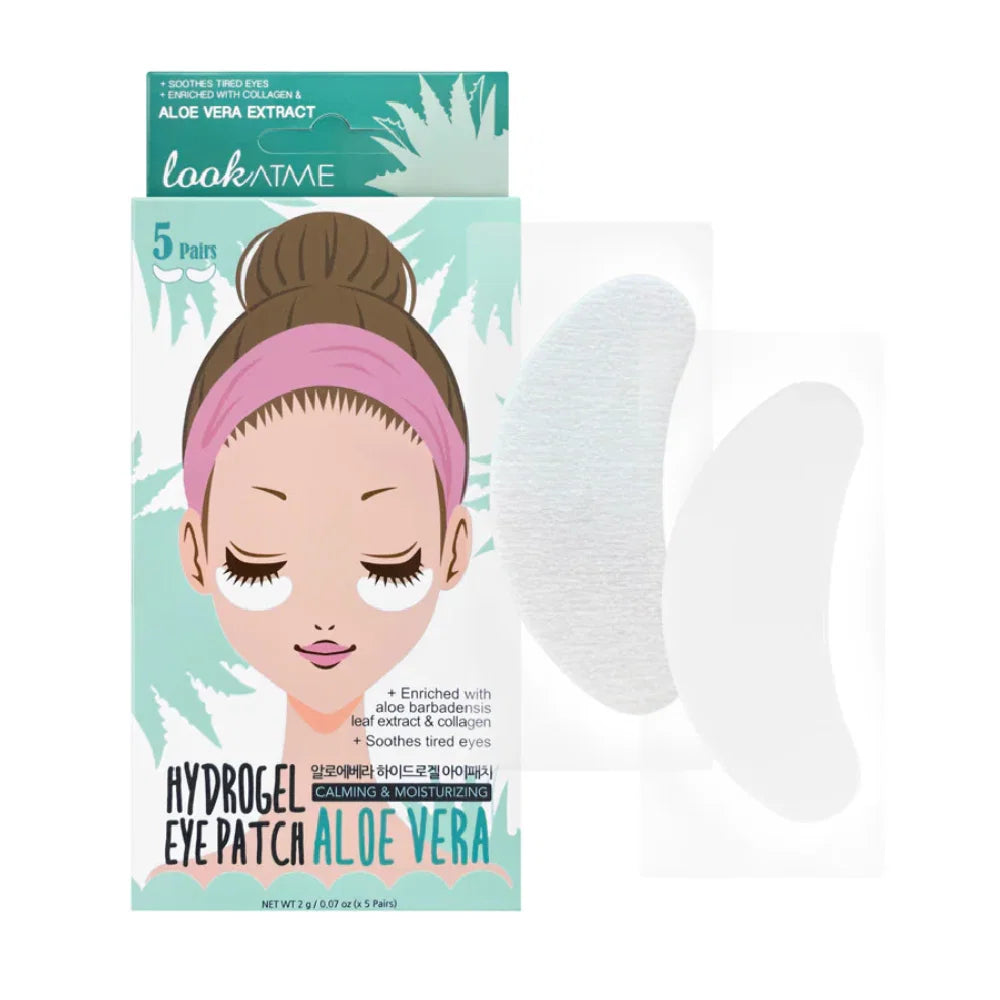 Look At Me hydrogel-øjenmasker med aloe vera 10 stk.