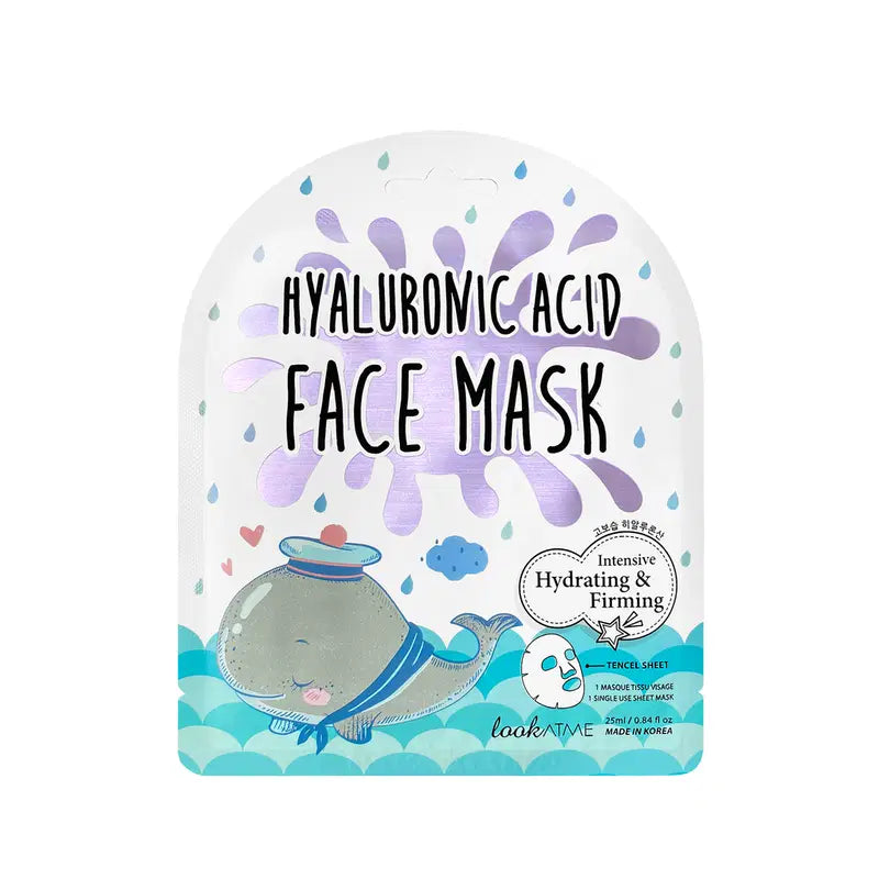 Look At Me Opstrammende sheetmaske med hyaluronsyre 25 ml