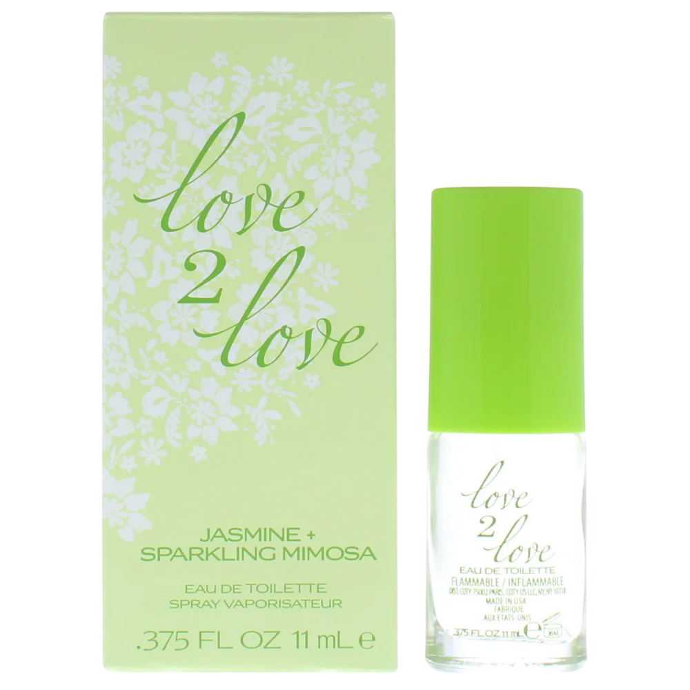 Love 2 Love, Jasmine + Sparkling Mimosa, Eau De Toilette, For Women, 11 ml