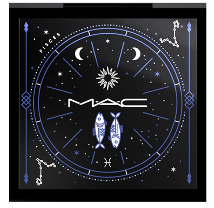 MAC, Pro Colour, Empty Plastic Makeup Palette, Pisces, With 4 Slots