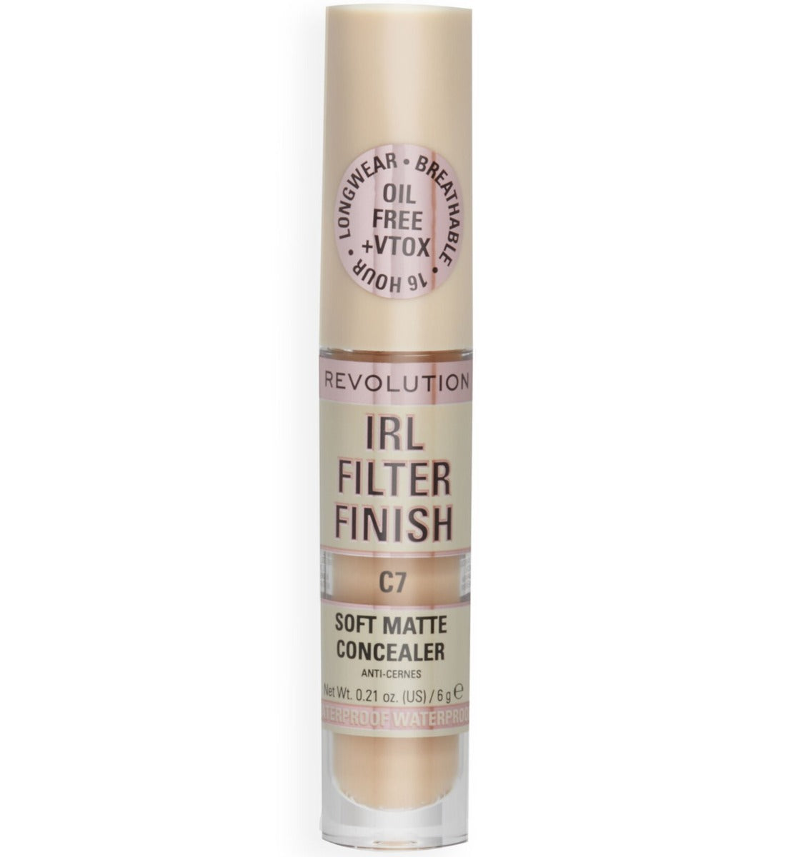 Makeup Revolution, IRL Filter Finish, Cover Dark Spots, Cream Concealer, C7, 6 g