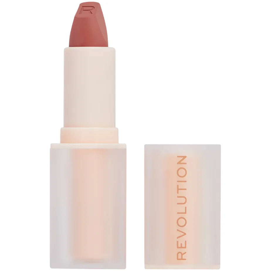Makeup Revolution, Lasting Kiss, Cream Lipstick, Wifey Dusky Pink, 3.2 g