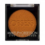 Makeup Revolution, Obsession, Eyeshadow Powder, E166, Gold Coast, 2 g
