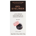 Makeup Revolution, REVOLUTION, Angled Cut, Gel Eyeliner, Black, 3 g