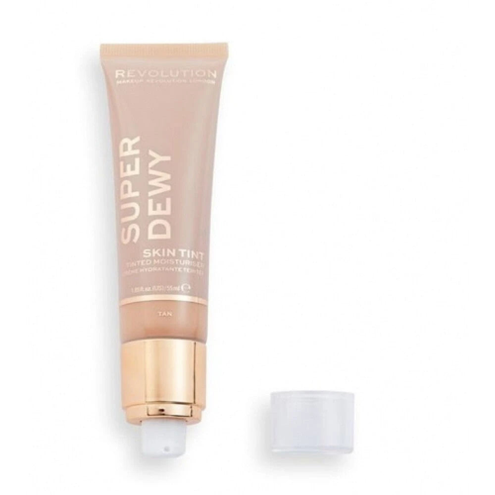 Makeup Revolution, Superdewy, Tinted Moisturizer, Tan, 55 ml
