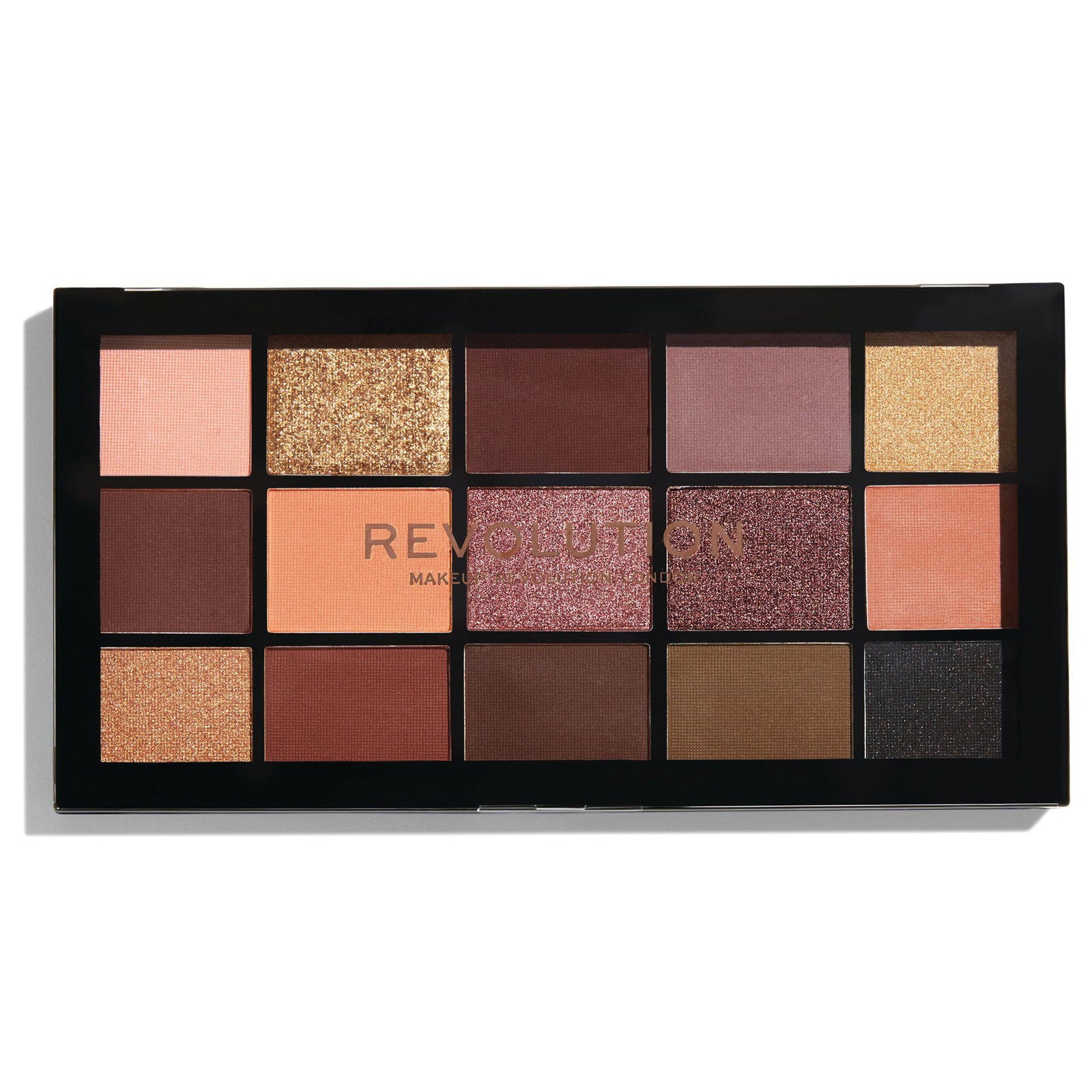 Makeup Revolution, The Reloaded, Eyeshadow Palette, Velvet Rose, 15 Shades, 16.5 g